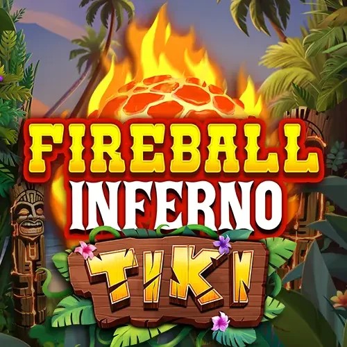 Fireball Inferno Tiki by NetEnt, showcased at casoola.org.pl – game logo