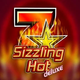 Slots logo of Sizzling Hot Deluxe from Novomatic at Casoola Casino