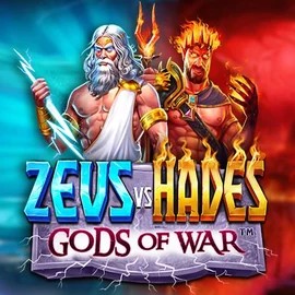 Zeus vs Hades: Gods of War slot logo by Pragmatic Play at Casoola Casino